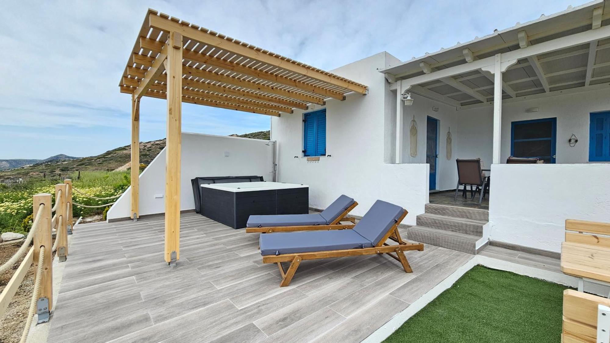 Bayview Villa With Jaccuzi - Milos Zefiría Exterior foto